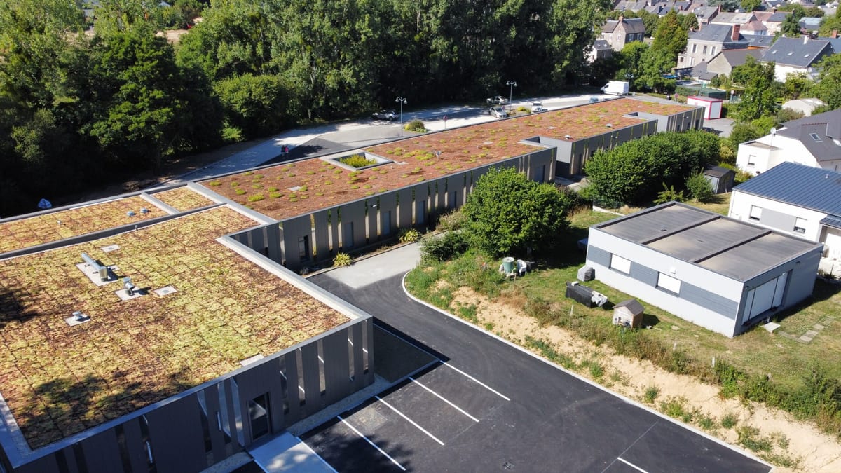 Vue aérienne de la Maison de Santé Pluridisciplinaire de Retiers (5)